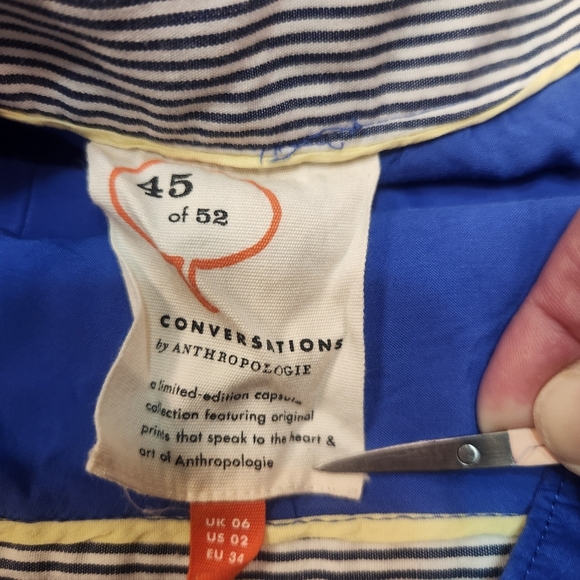 Conversations By Anthropology Cotton Midi Skirt Size 2 - Picture 4 of 6